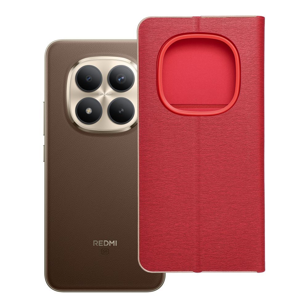 Läppäsuojakuori Xiaomi Redmi Note 15 Pro Plus 5G Luna Book Gold punainen