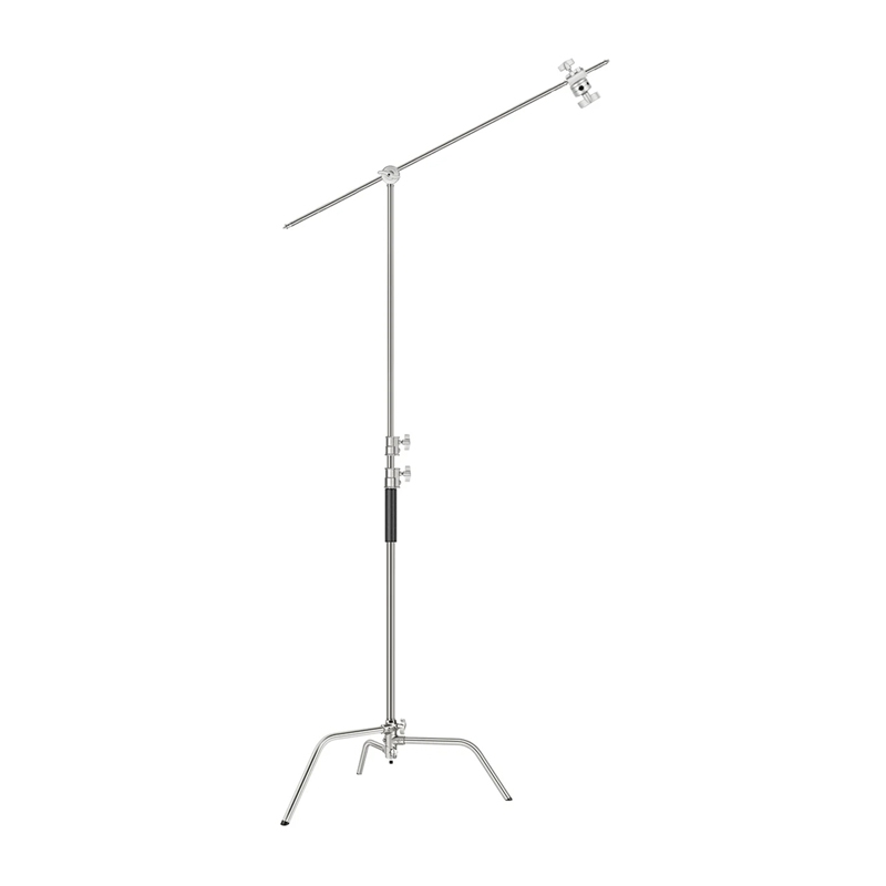Ruostumattomasta teräksestä valmistettu C-jalusta puomivarrella NEEWER SC320 320 cm