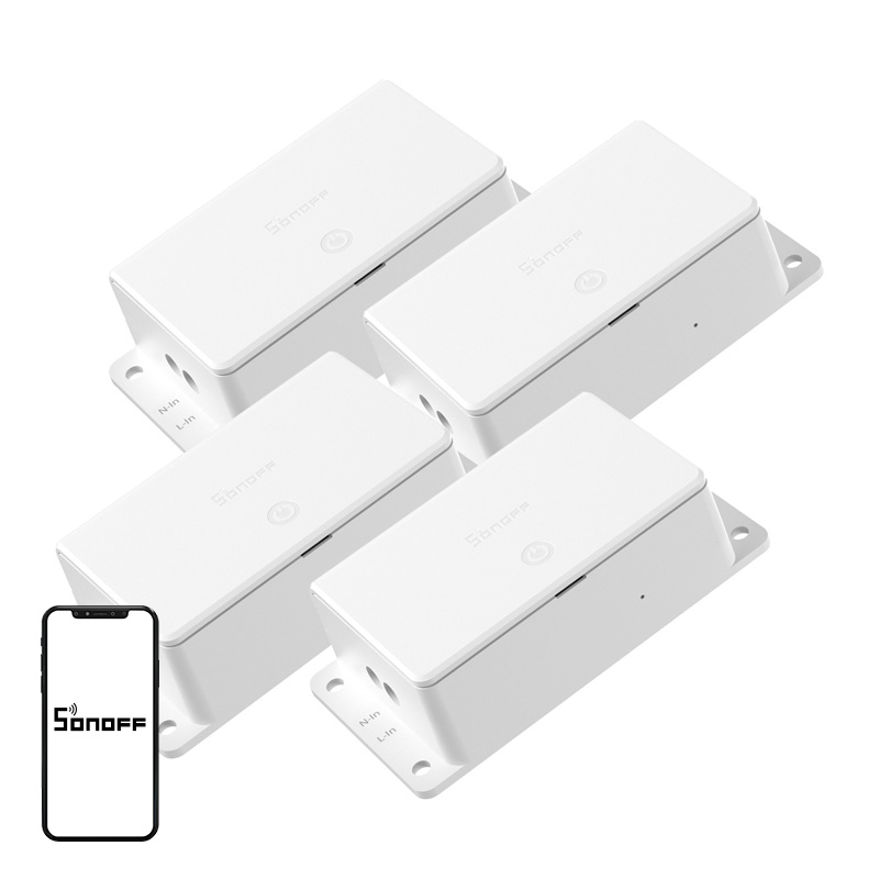 Sonoff Basic R5 Gen5 Wi-Fi Matter 10 A kytkin 4 kpl