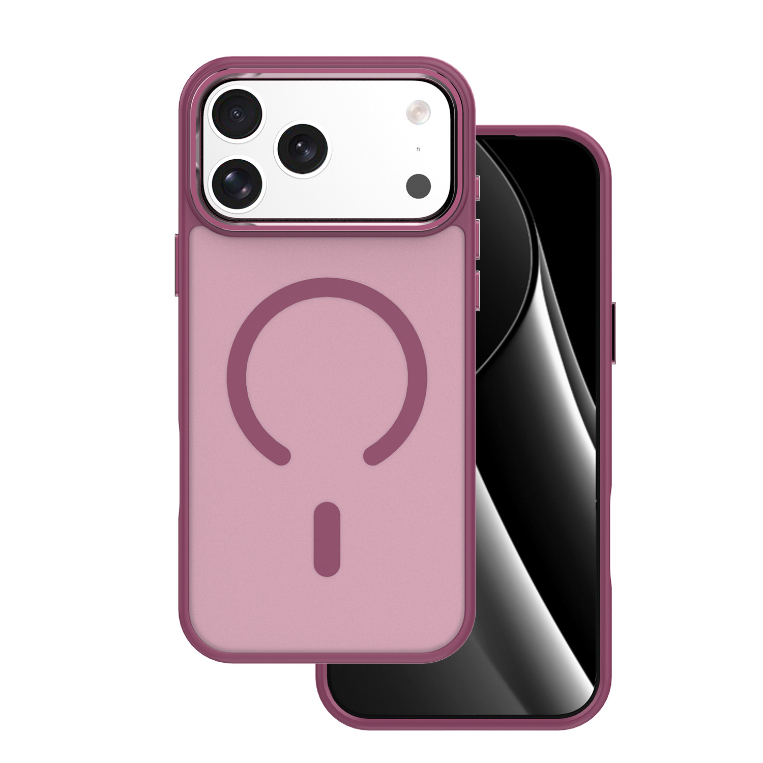 Frozen Mag Suojakuori iPhone 17 Pro Max 6,9":lle punainen avoin rengas