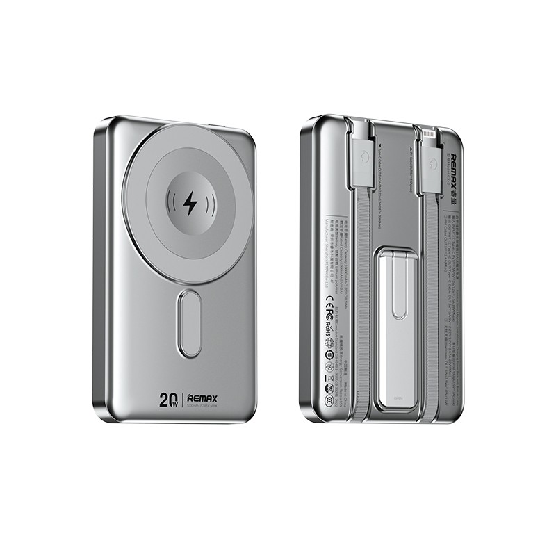 External battery Power Bank Remax CX-2 15W MagSafe 10000mAh grey