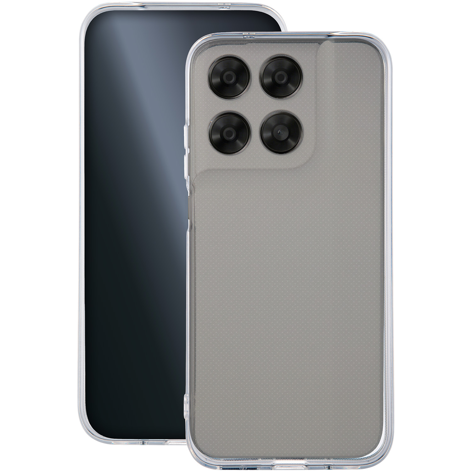 Ohut 1 mm suojakuori Motorola Moto G67 5G / G77 5G:lle läpinäkyvä
