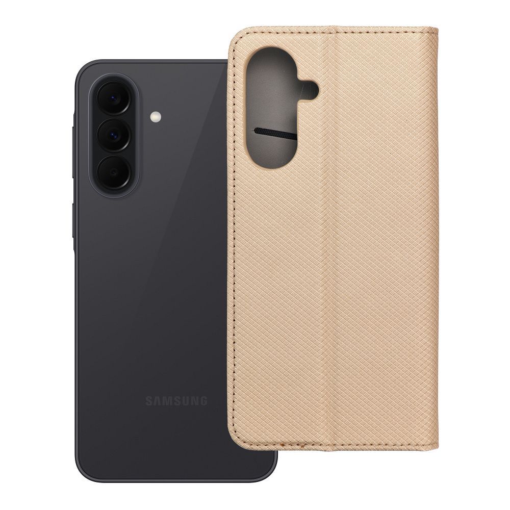 SMART CASE Book -suojakuori Samsung A37 5G:lle kultainen