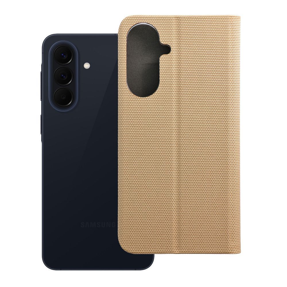 Flip-suojakuori Samsung A57 5G:lle Sensitive Book kultainen