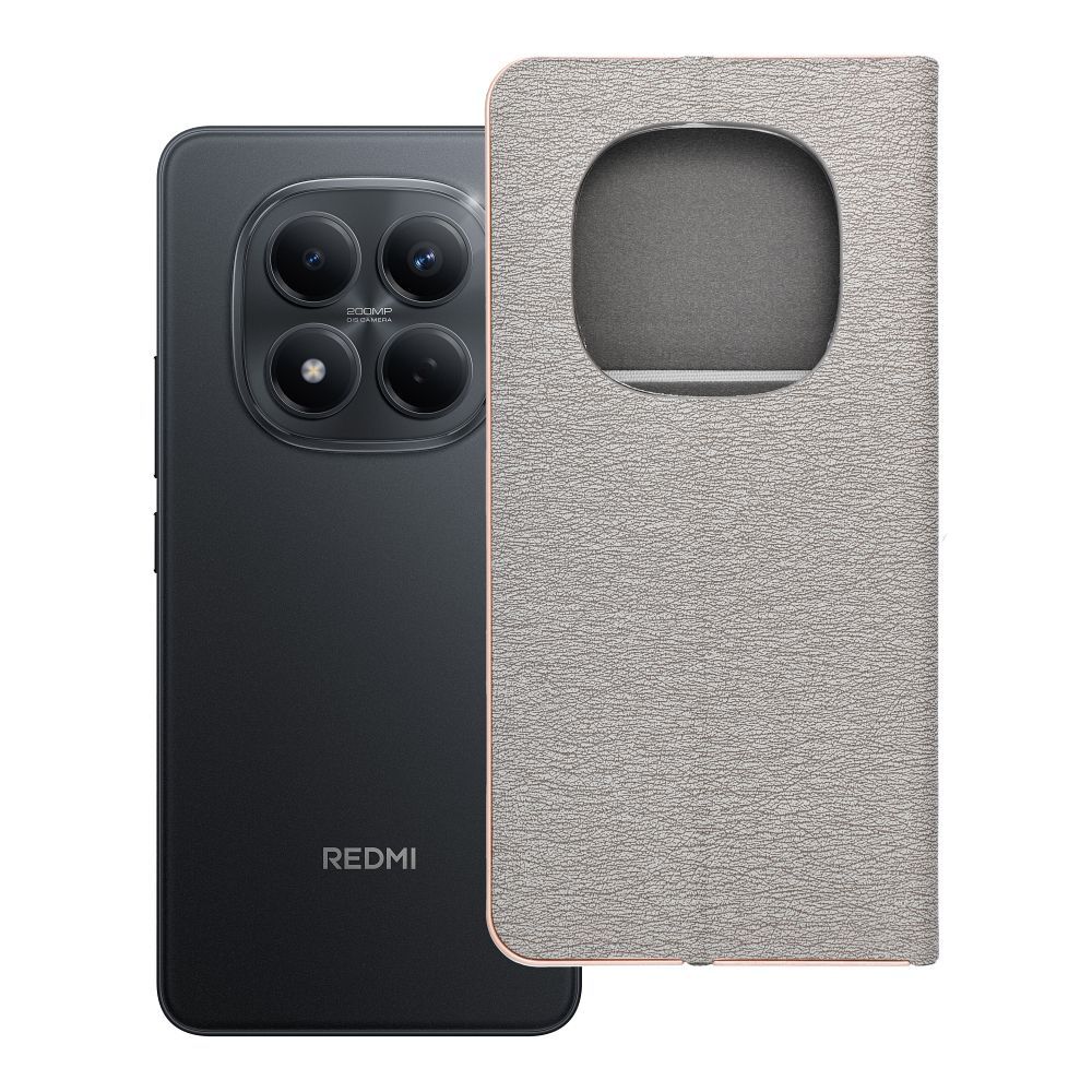 Läppäsuojakuori Xiaomi Redmi NOTE 15 PRO 5G:lle Luna Book Gold hopeinen