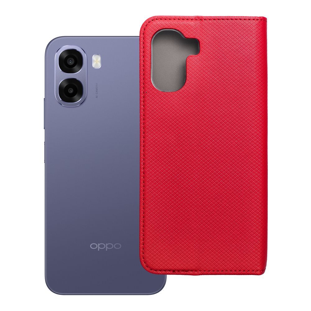 Smart Case Book -suojakuori OPPO A6x punainen