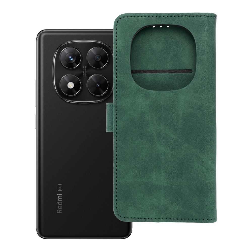 Läppäsuojakuori Xiaomi Redmi NOTE 14 PRO 5G / 14 PRO PLUS 5G:lle Tender Book vihreä