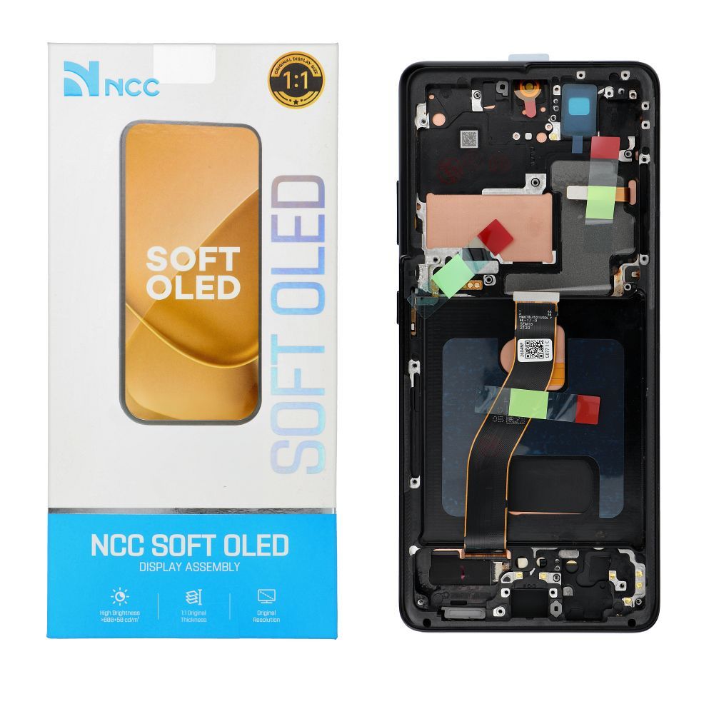 NCC LCD-näyttö SAMSUNG S21 Ultra G998 Soft Oled