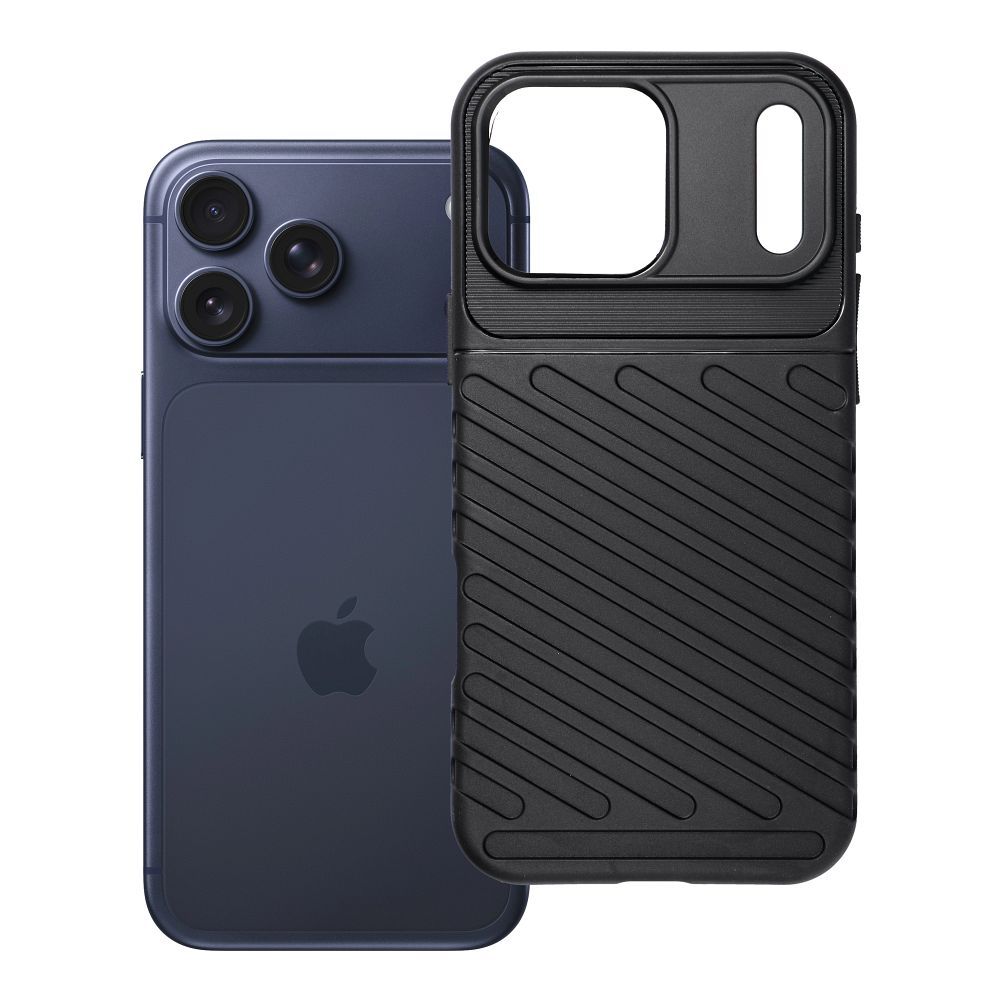 Thunder Suojakuori iPhone 17 PRO MAX:lle musta
