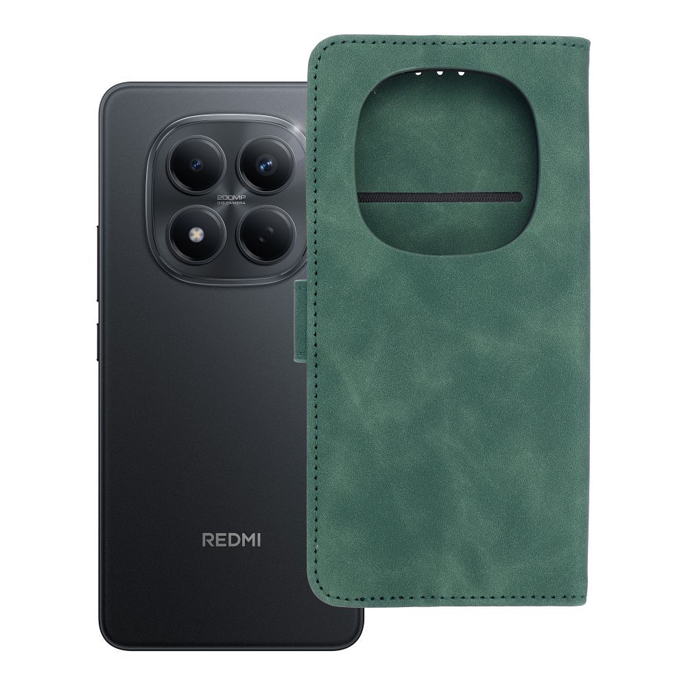 Läppäsuojakuori Xiaomi Redmi NOTE 15 PRO 5G:lle Tender Book vihrea