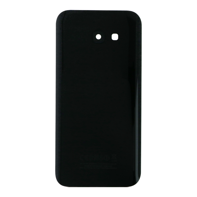 Galinis dangtelis Samsung A520 A5 2017 juodas (su kameros stikliuku) OEM
