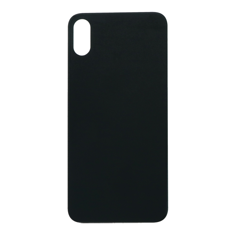 Takakuori iPhone X:lle harmaa (space grey) (suurempi aukko kameralle) OEM