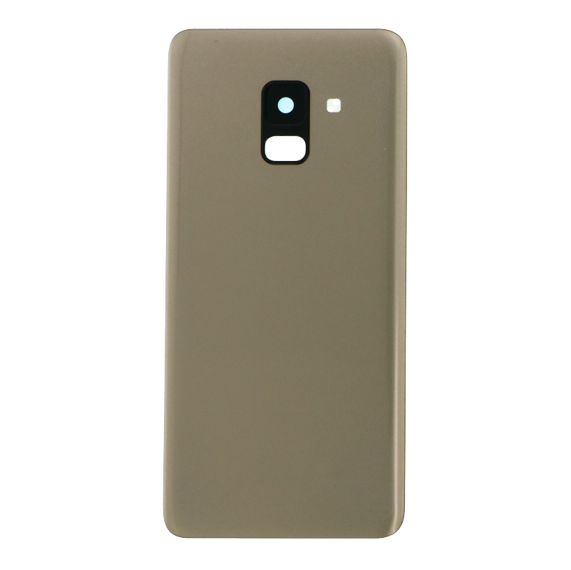 Galinis dangtelis Samsung A530 A8 2018 auksinis (su kameros stikliuku) OEM