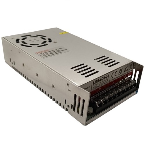 Virtalähde 24V, 20A, 500W