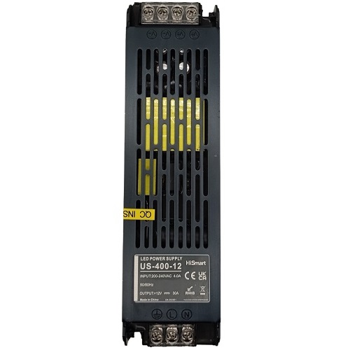 Virtalähde 12V, 30A, 360W