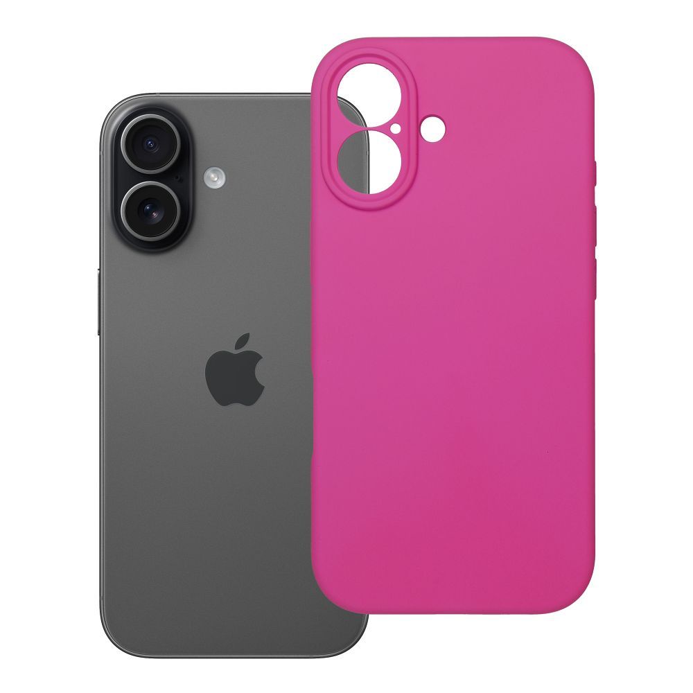 Silikoninen suojakuori iPhone 17:lle 2mm vaaleanpunainen