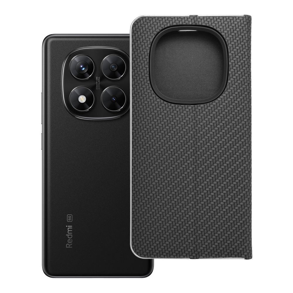 Läppäsuojakuori Xiaomi Redmi NOTE 14 PRO 5G / 14 PRO PLUS 5G:lle Luna Book Carbon musta