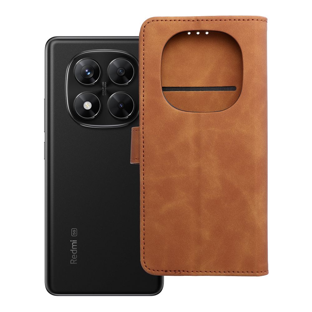 Läppäsuojakuori Xiaomi Redmi NOTE 14 PRO 5G / 14 PRO PLUS 5G:lle Tender Book ruskea