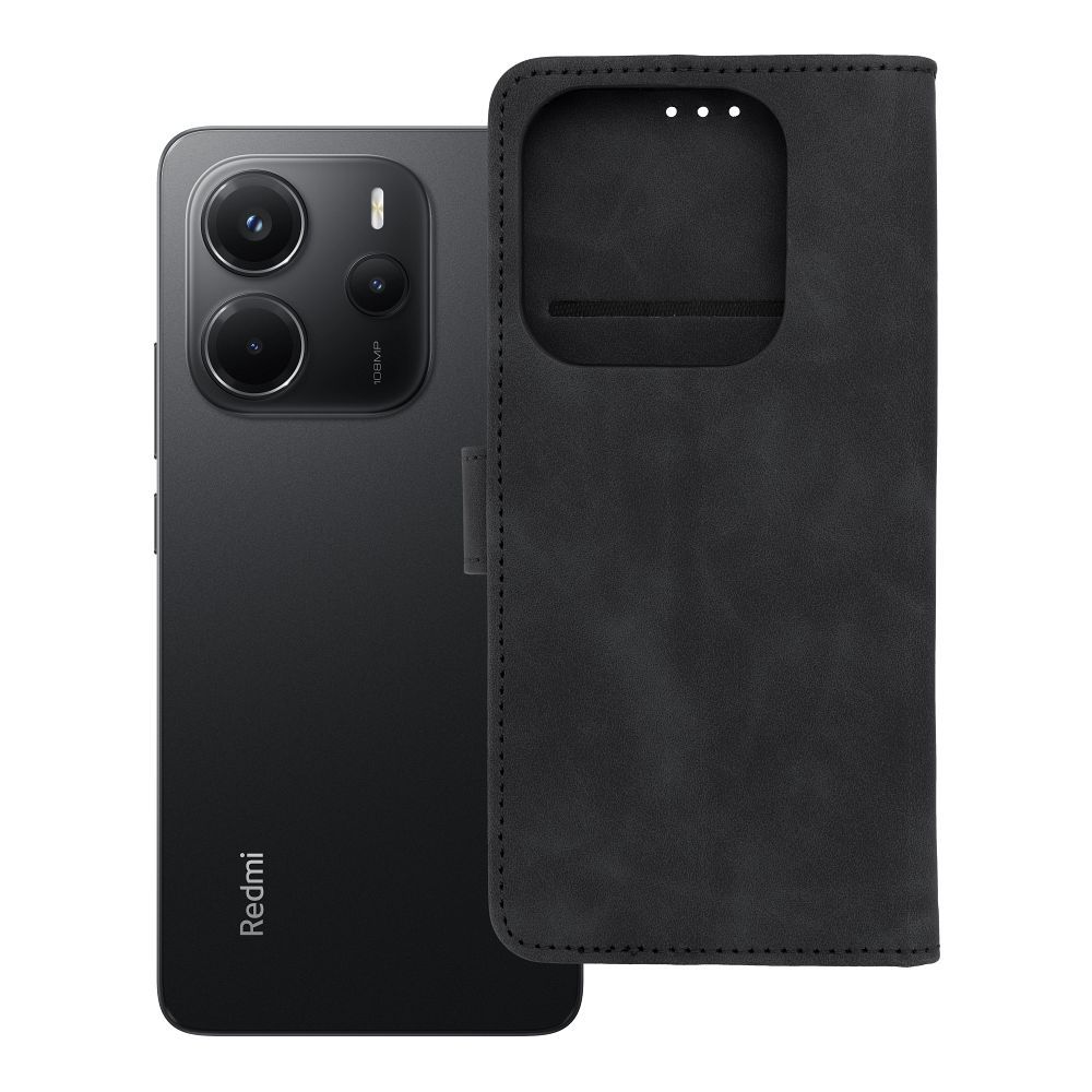 Läppäsuojakuori Xiaomi Redmi NOTE 14 5G:lle Tender Book musta