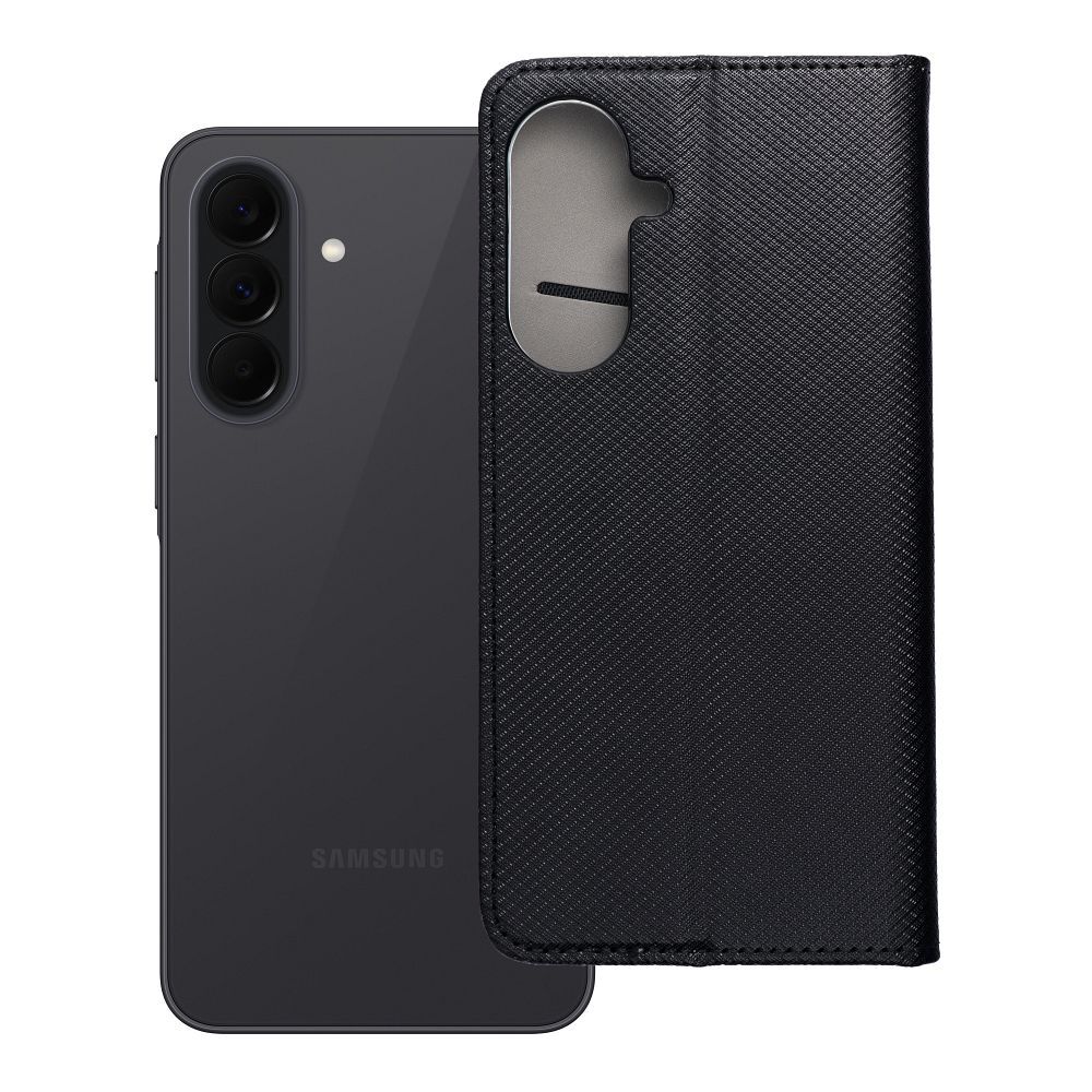 SMART CASE Book -suojakuori Samsung A57 5G:lle musta