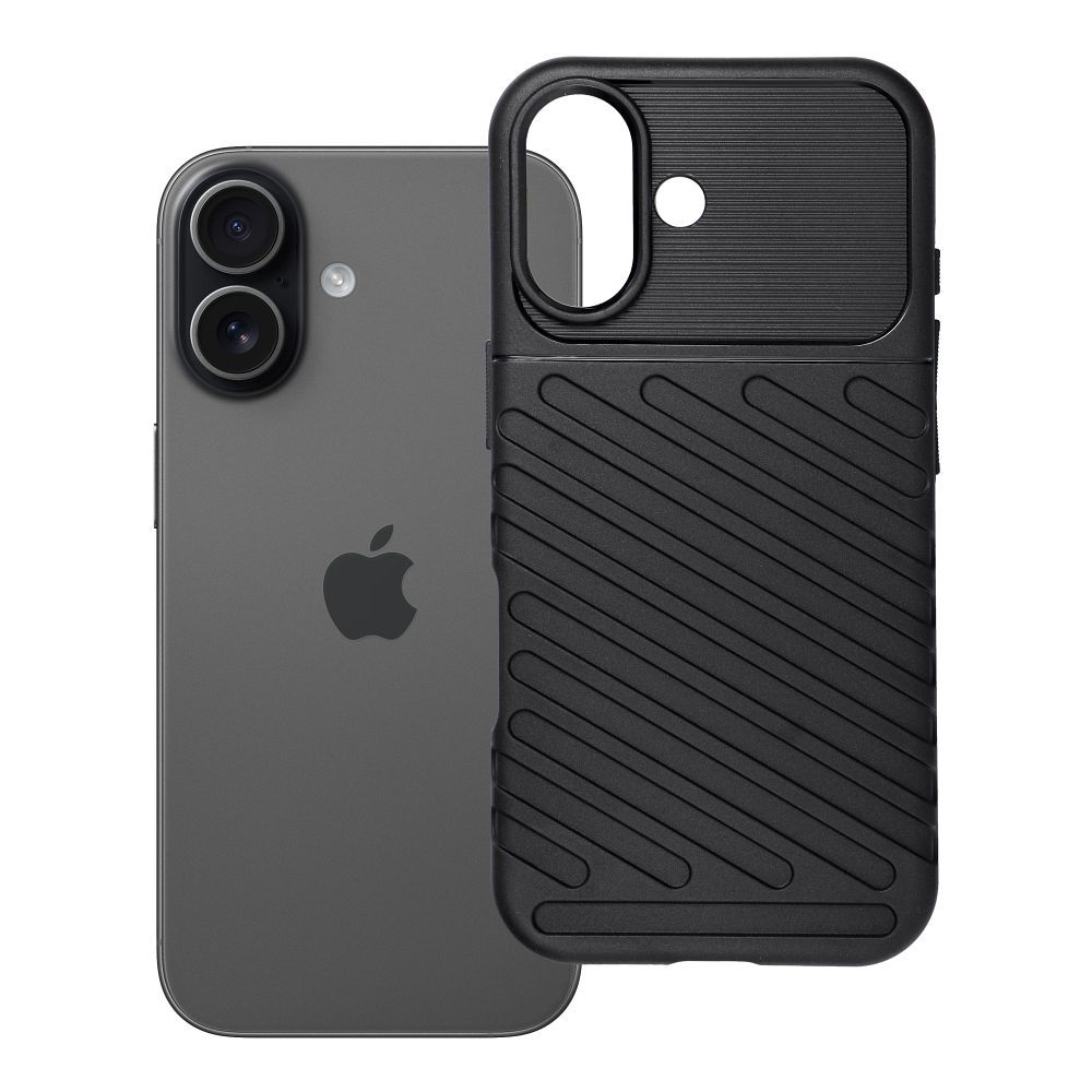 Thunder Suojakuori iPhone 17:lle musta