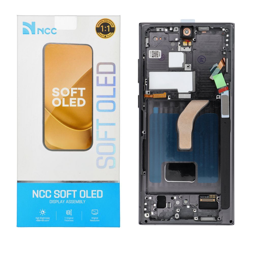NCC LCD-näyttö SAMSUNG S22 Ultra G908 Soft Oled
