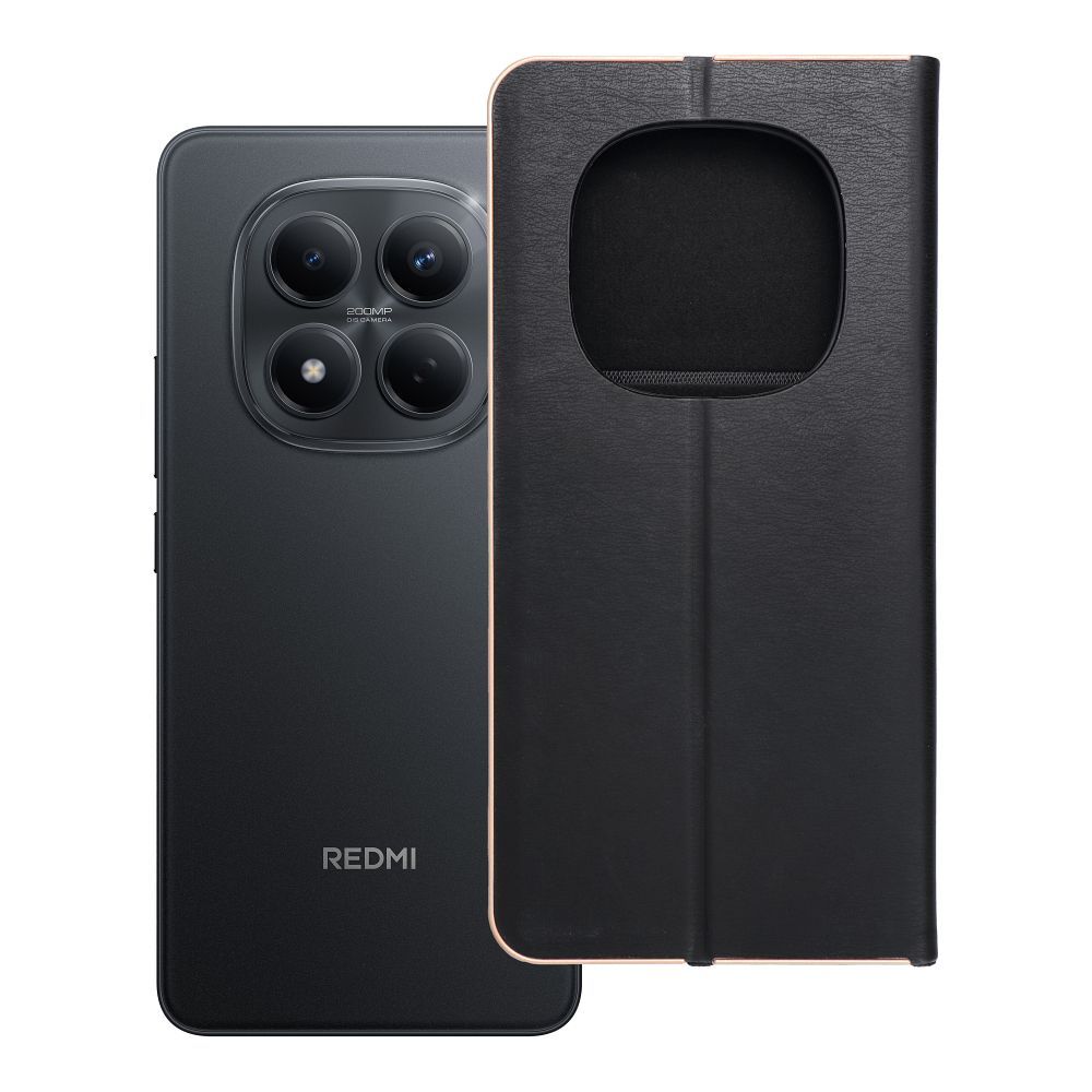 Läppäsuojakuori Xiaomi Redmi NOTE 15 PRO 5G:lle Luna Book Gold musta