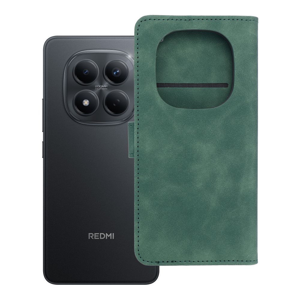 Läppäsuojakuori Xiaomi Redmi Note 15 Pro 4G Tender Book vihreä
