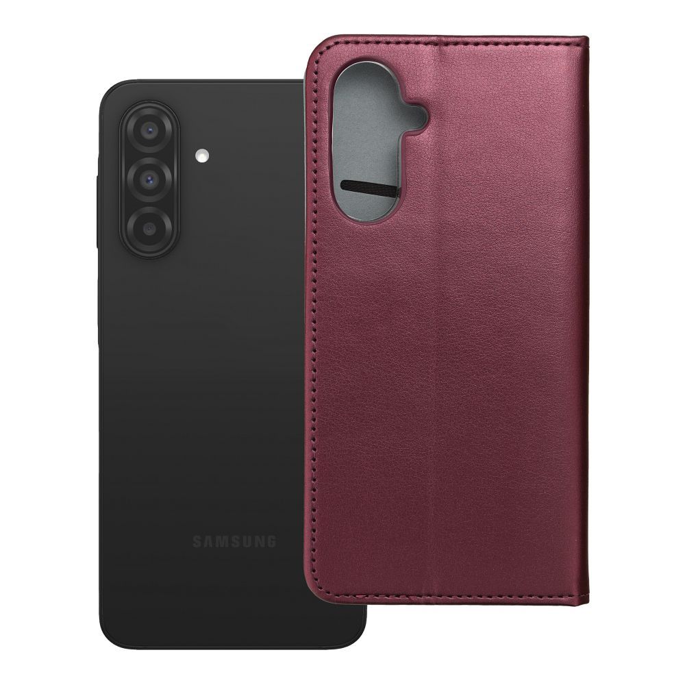 SMART MAGNETO Kirjasuojakuori SAMSUNG A26:lle viininpunainen