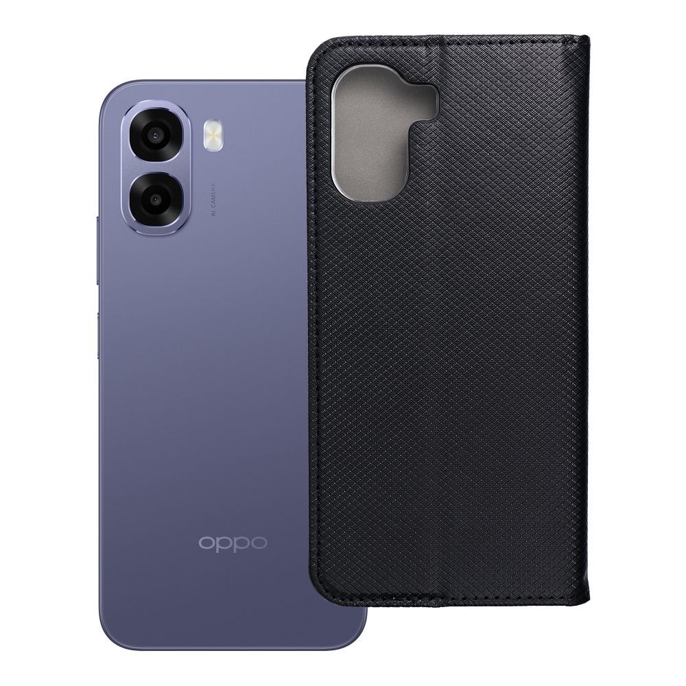 Smart Case Book -suojakuori OPPO A6x musta