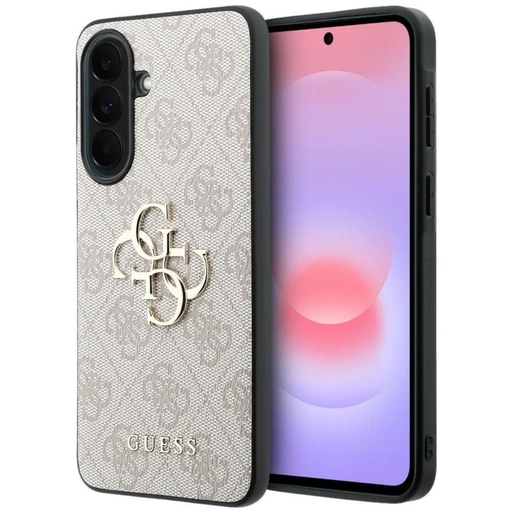 Guess kotelo Samsung Galaxy A37 (4G PU Big Logo) vaaleanpunainen