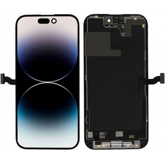 Ekranas Apple iPhone 14 Pro su lietimui jautriu stikliuku OEM Soft OLED 120Hz (Self-Diagnosable)