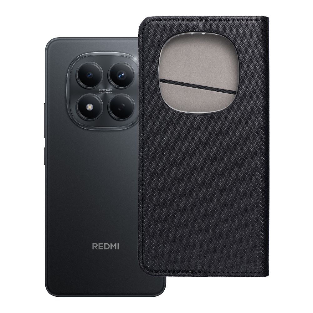 Flip case for Xiaomi Redmi NOTE 15 5G Smart Case Book black