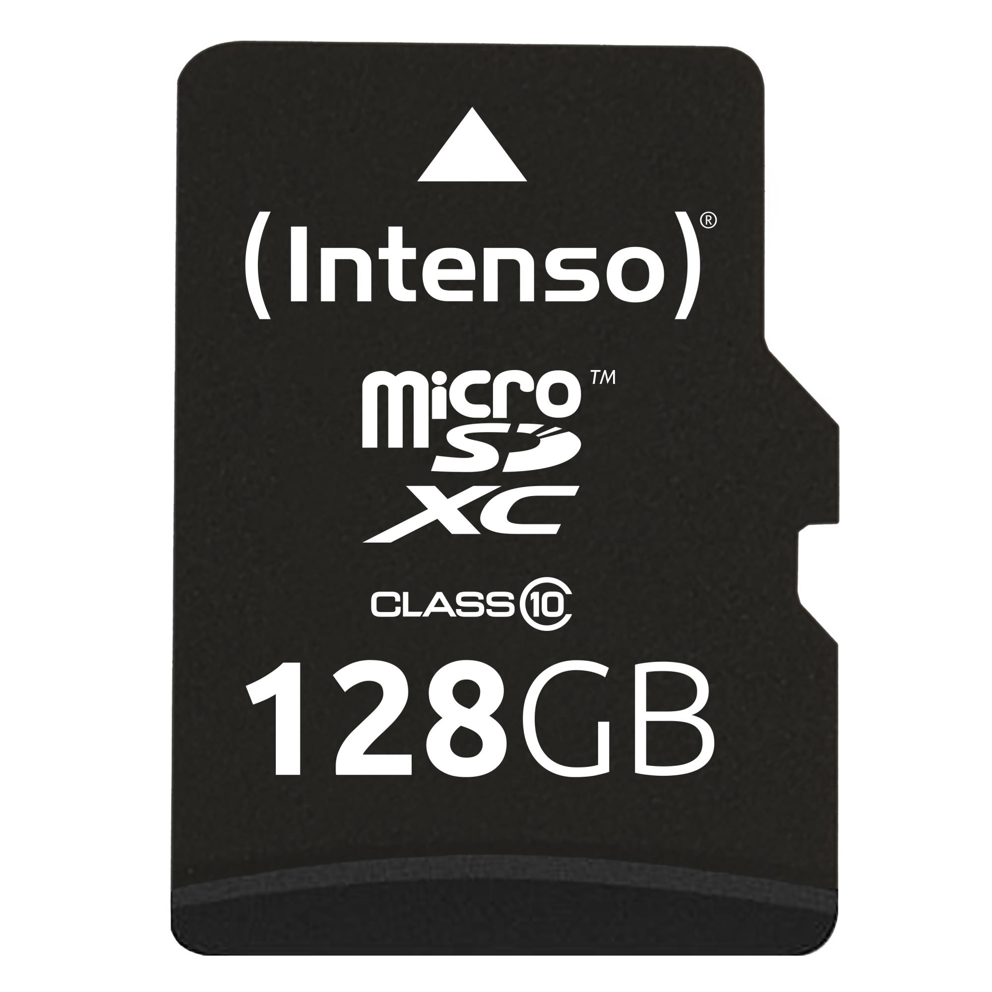 Muistikortti Micro SDXC 128GB C10/sovittimella 3413491 INTENSO