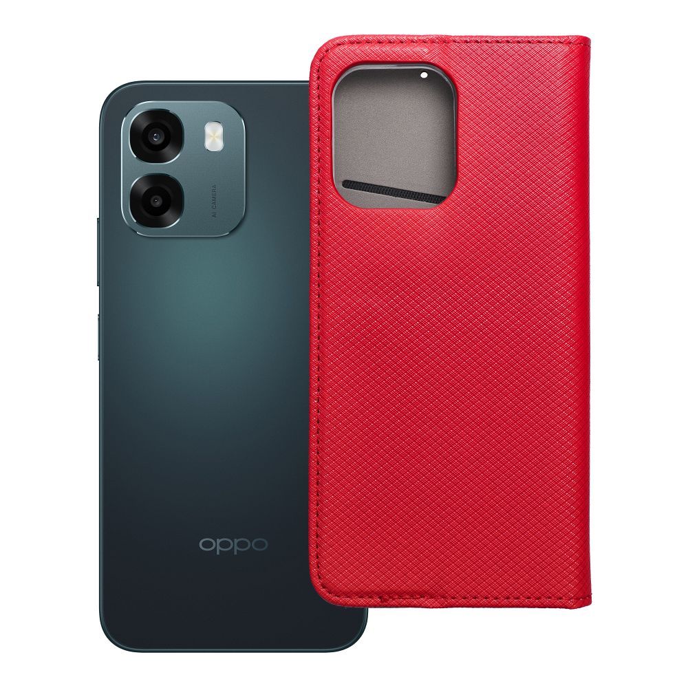 Flip case for Oppo A6 Smart Case Book red