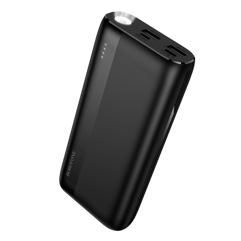 Borofone BJ86 Victoria varavirtalähde 20000mAh 2xUSB musta