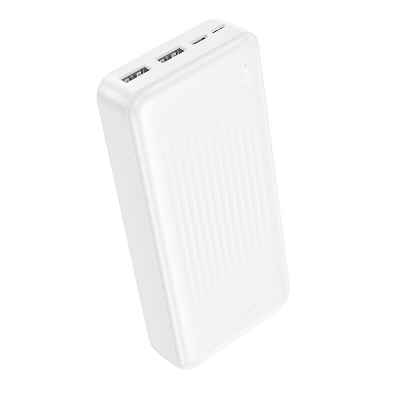 Borofone Power Bank 20000mAh BJ78A Clever - 2xUSB - white