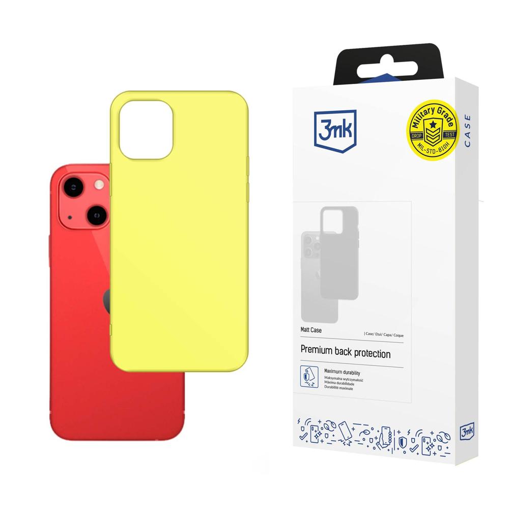 Kotelo iPhone 13:lle 3mk Matt Case -sarjasta - lime