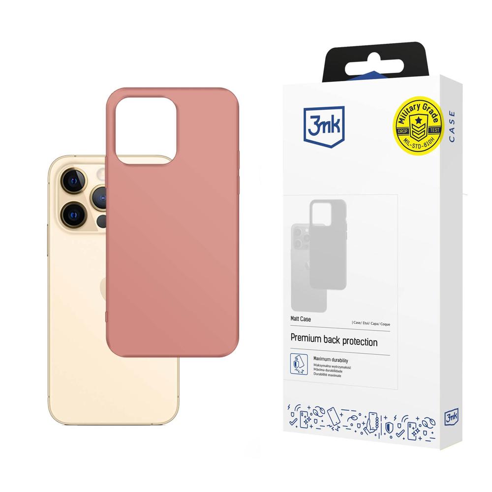3mk Matt Case suojakuori iPhone 13 Pro - vaaleanpunainen