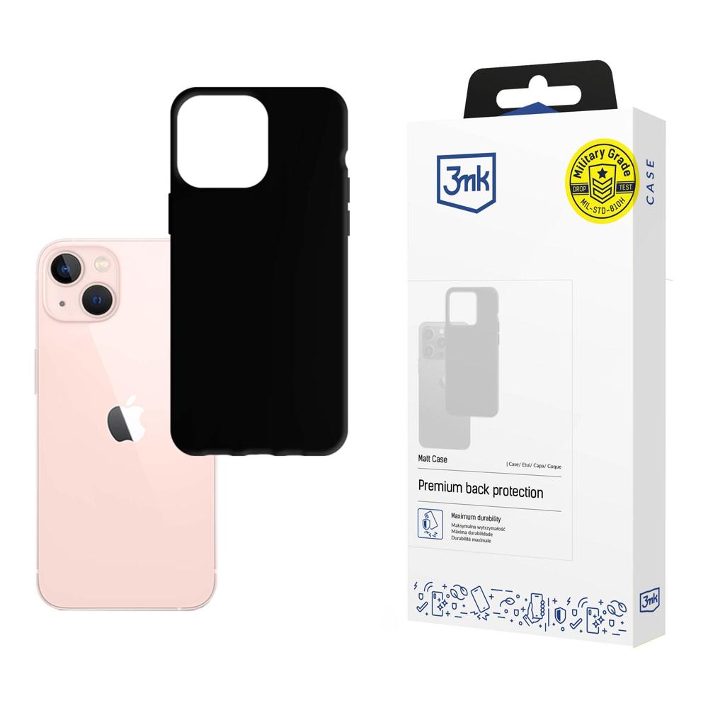 Kotelo iPhone 14:lle 3mk-sarjasta Matt Case - musta