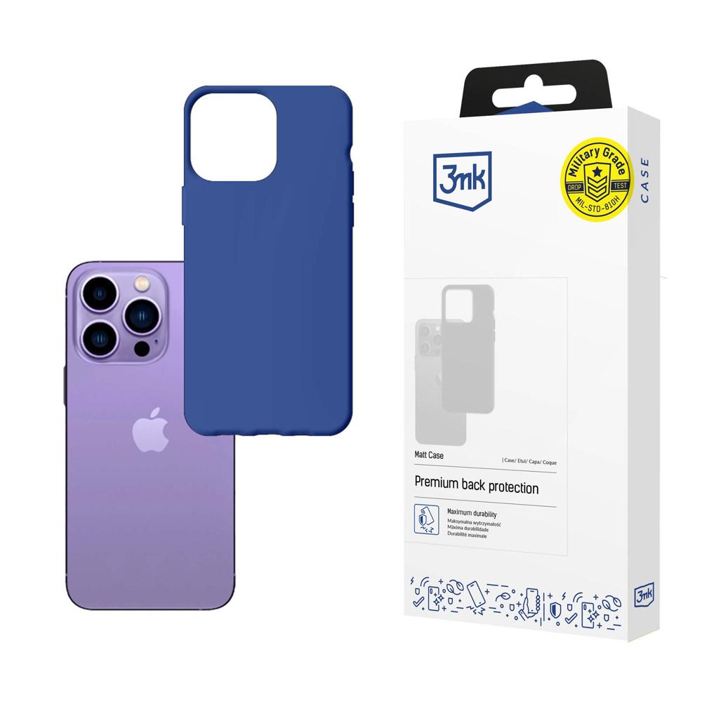 3mk Matt Case suojakuori iPhone 14 Pro - sininen