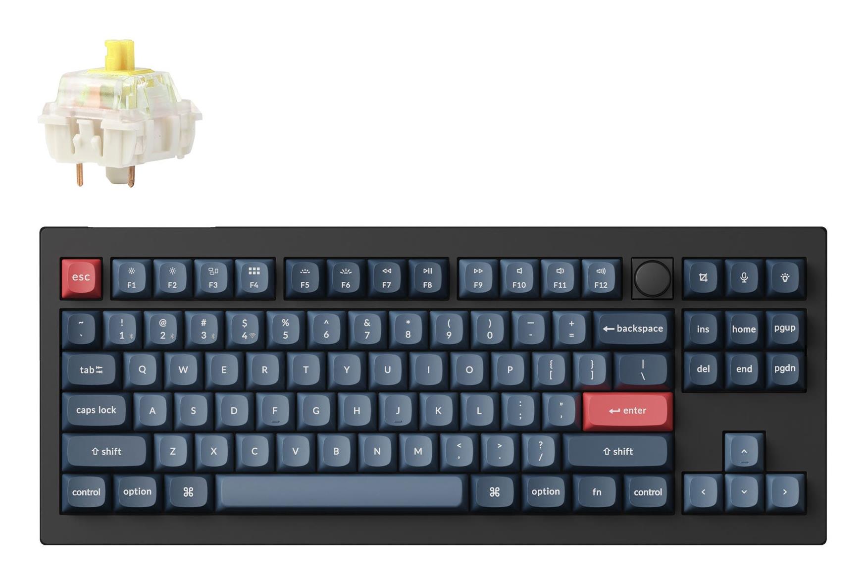 Näppäimistö Keychron WRL V3 Max RGB/Hiilimusta