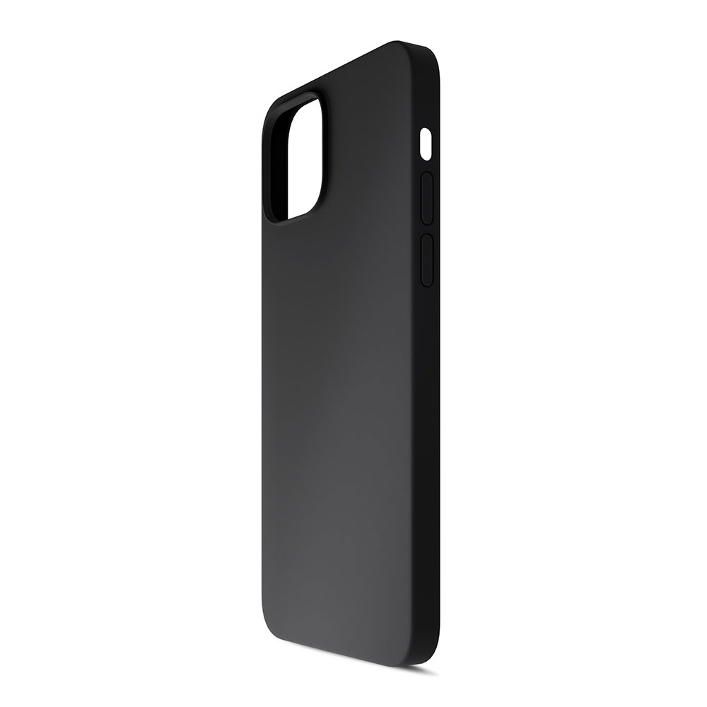 3mk Silicone Case iPhone 12 minille - musta