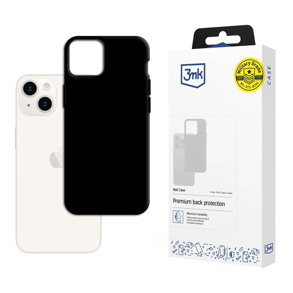Apple iPhone 15 Plus - 3mk Matt Case musta