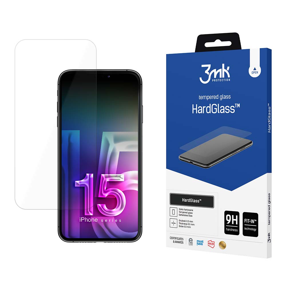 Karkaistu lasi 3mk Hard Glass Apple iPhone 15