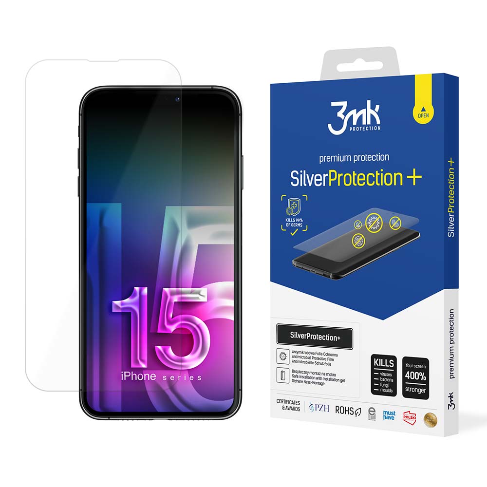 3mk SilverProtection+ suojakalvo iPhone 15 Plus