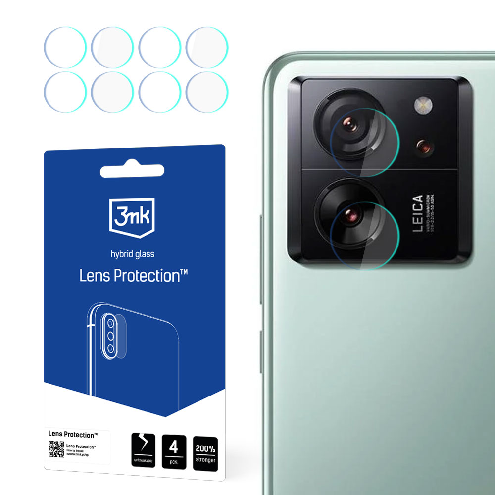 3mk Lens Protection hybridikameralasi Xiaomi 13T / 13T Pro:lle