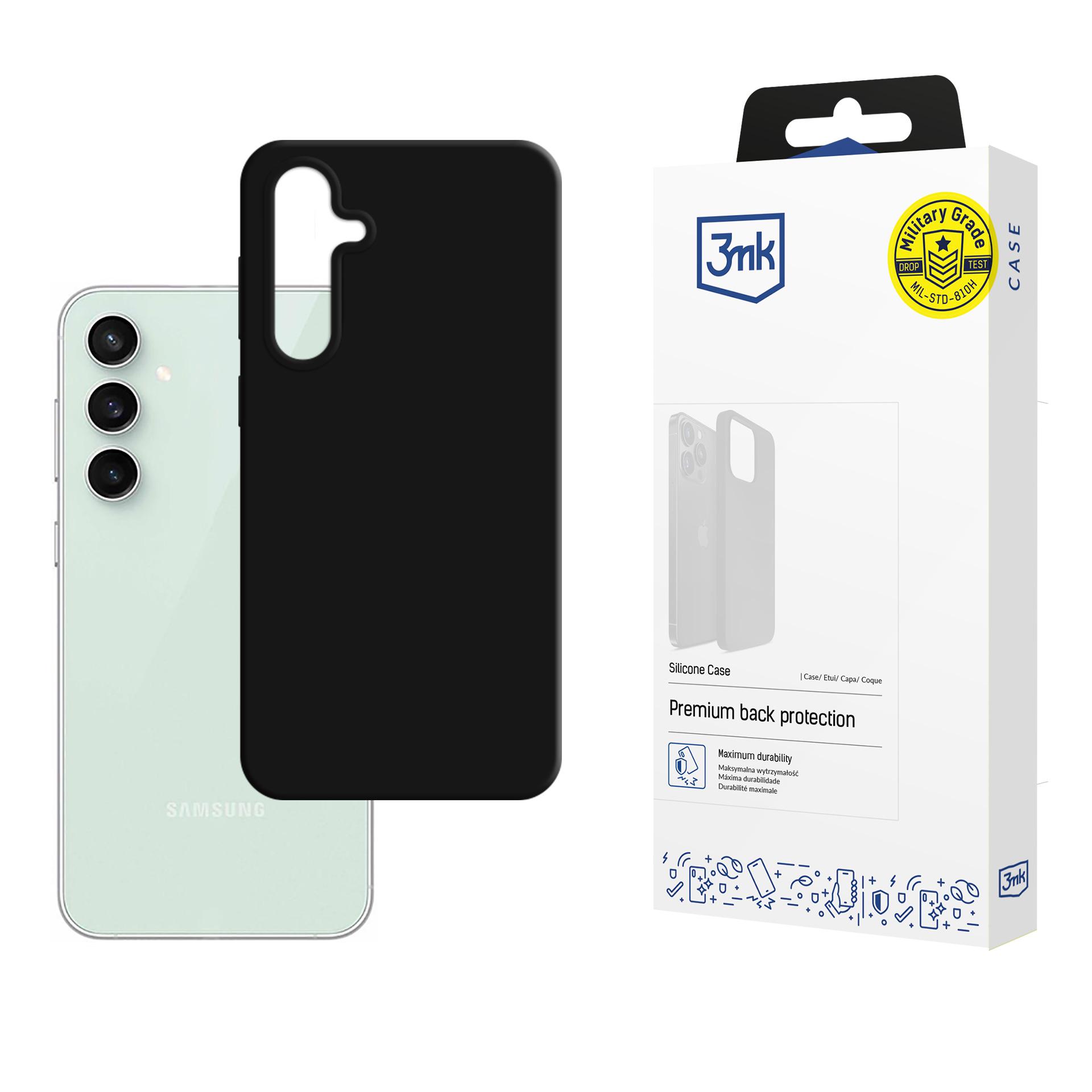 Samsung Galaxy S23 FE - 3mk Silikoninen Suojakuori