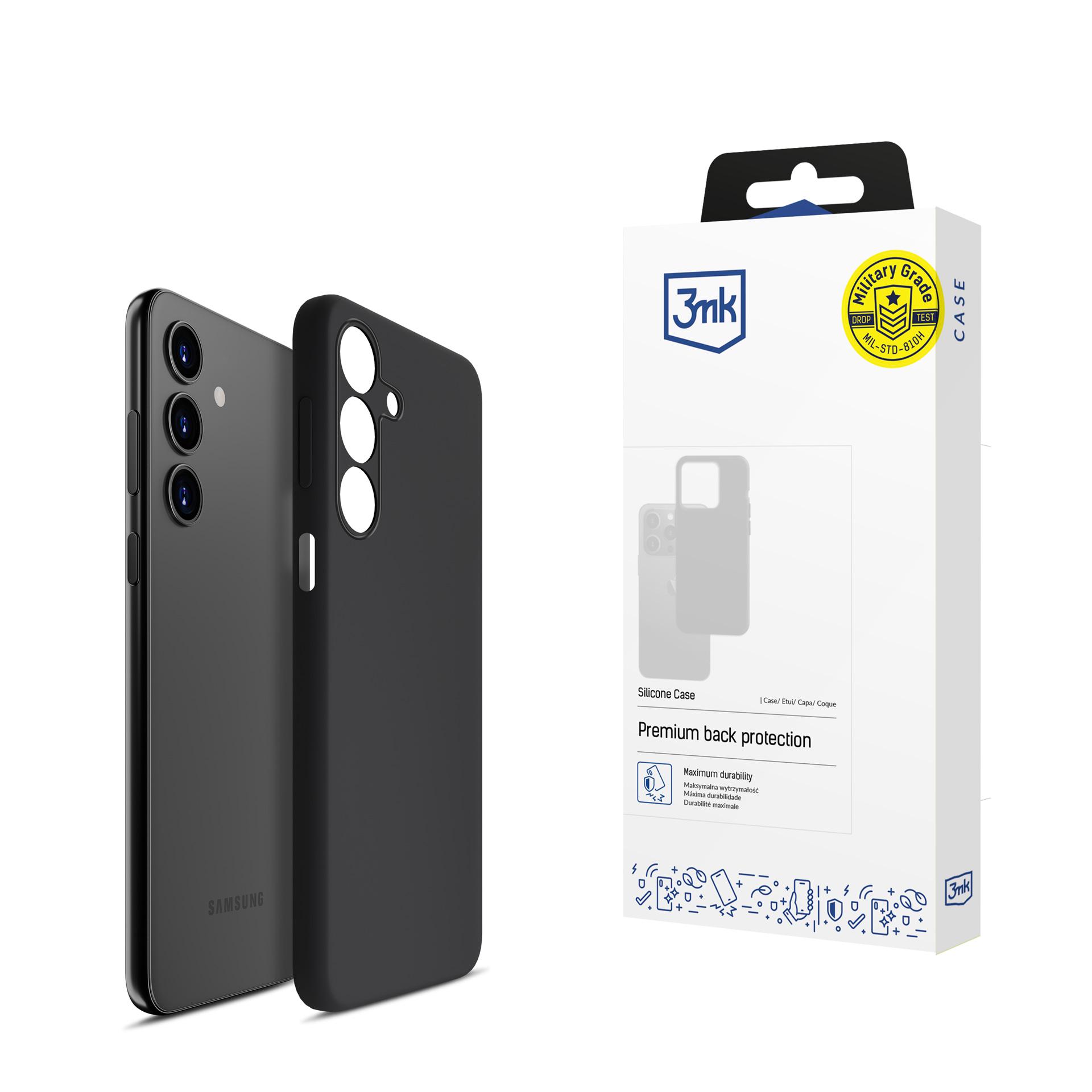 Samsung Galaxy A25 5G - 3mk Silikoninen Suojakuori