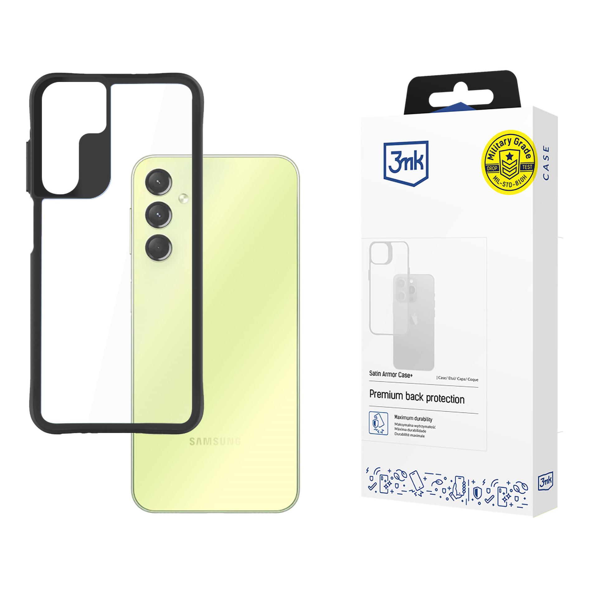 3mk Satin Armor Case+ -suojakuori Samsung Galaxy A25 5G:lle